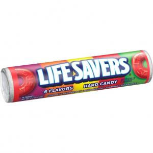 LIFE SAVERS Five Flavor Candy (1.14 Ounce, 20 Rolls Per Box, 15 Boxes Per Case)