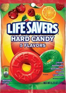LifeSavers Five Flavor Candy - 6.25 oz. bag, 12 per case