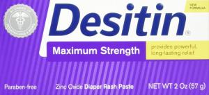 Johnson's Desitin original Diaper Rash Ointment 2oz (CASE OF 6 O