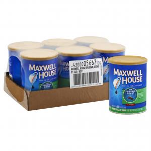 Maxwell House Original Decaffeinated Coffee, 11 Ounce -- 6/case.