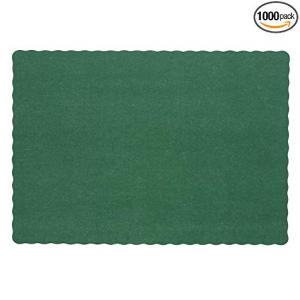 Royal Paper Products Dark Green Disposable Placemat (1000 PACK)