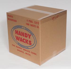 12X12 Blue Checker Deli Paper - 6 case - 1000 Each