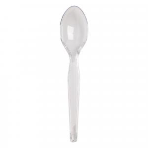 Dixie Products Crystal Heavy Weight Polystyrene Teaspoon (PACK O