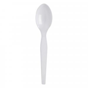 Dixie Products White Heavy Weight Polystyrene Teaspoon (1000 Pk)
