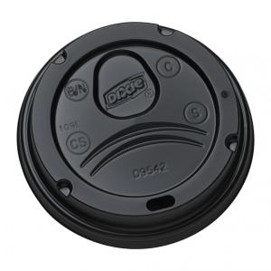 Dixie Black Perfectouch Paper Hot Cups Dome Lid (PACK OF 1000)