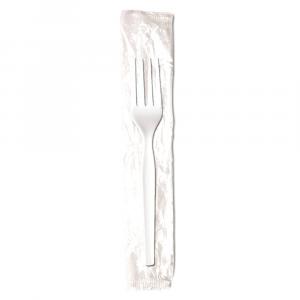 Dixie FM23C7 Dixie Medium Weight Polystyrene Fork Individually W