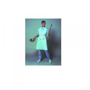 Handgards 303764022 White 28 x 46 Embossed Disposable Apron - 10