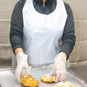 Hgi 303764027 Apron Poly Smooth White Heavy Duty 1-100 Each