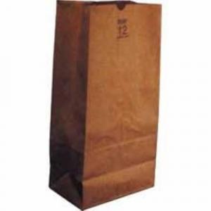 AJM Packaging Natural Kraft Grocery Bag - 500 per case.