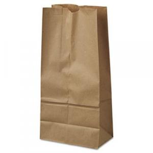 AJM Packaging Natural Kraft Grocery Bag - 500 per case.