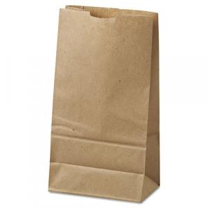 AJM Packaging Natural Kraft Grocery Bag - 500 per case.