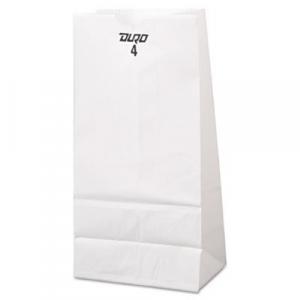 AJM Packaging Bleached Grocery Bag - 500 per case.