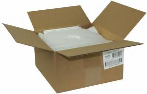 Pak-Sher Colored Tab White With Handle Bag 1000Each (PACK OF 1)