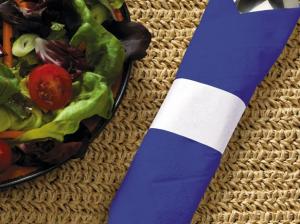 Hoffmaster White Pa/ Napkin Band, 4.25 x 1.5 inch - 5000 / case.