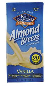 Blue Diamond Almond Breeze Vanilla Almond Milk Beverage (32 Oz, 12 Per Case)