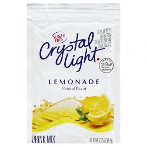 Crystal Light Lemonade Drink Mix, Makes 2 Gallons (4 Packets)