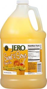 Jero Sweet & Sour Ready To Use Cocktail Mix (1 Gallon/128 Oz, Pack Of 4)