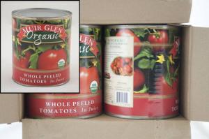 Muir Glen Organic Whole Peeled Tomato, 102 Ounce - 6 per case.