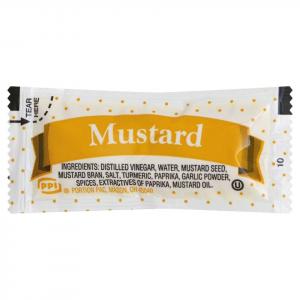 Portion Pack Mustard (0.19oz Packets, Pack of 500)