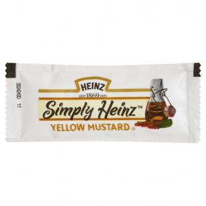 Heinz Yellow Mustard (5.5oz Packets, Pack of 500)