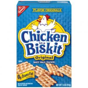 Nabisco Flavor Originals Chicken in a Biskit Baked Snack Crackers, 7.5 Ounce (Pack of 6)