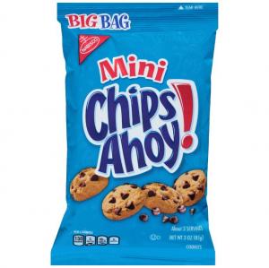 Chips Ahoy! Mini Chocolate Chip Cookies - Big Bag, 3 Ounce (Pack of 12)