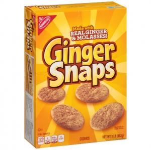 Nabisco Ginger Snaps, 1 Pound Box (Pack of 6)