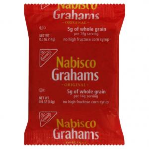 Nabisco Graham Crackers (2 -Count), 0.5-Ounce Individually Wrapped Packages (Pack of 200)