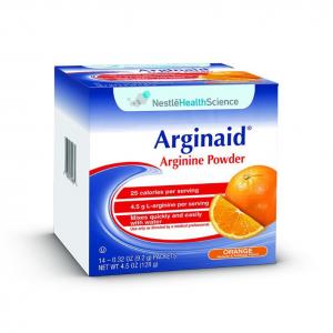 ARGINAID, Arginine Powder Drink Mix, Orange, 0.32 oz Packet 56 Pack
