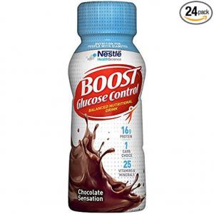 Nestle Boost Glucose Control Nutritional Beverage Ready To Drink Chocolate, 8 Fluid Ounce (4-6 Pack)