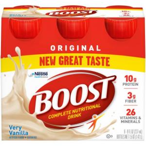 Oral Supplement Boost Original Very Vanilla Flavor 8 oz. Bottle