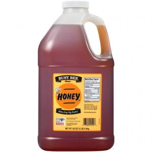 Honey Busy Bee Clover Plastic Handle Jug 4 Case 12 Pound