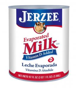 Jerzee, Evaporated Milk, Vitamin D Added (97 Oz, 6 Count Per Case)