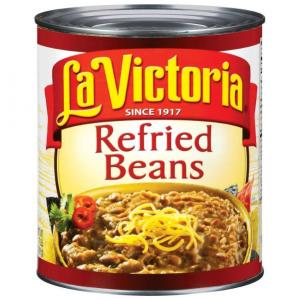 La Victoria Refried Bean - no. 10 can, 6 cans per case