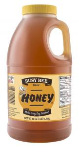 Honey Busy Bee Clover Plastic Jug 6 Case 3 Pound