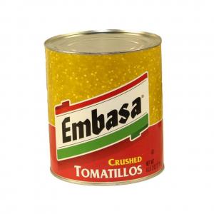 Embassa Crushed Tomatillos - no. 10 can, 6 cans per case