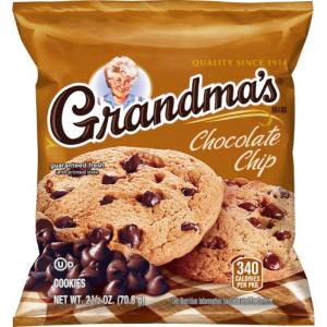 Grandma's Chocolate Chip Cookies, 2.5 Ounce (Pack of 60)