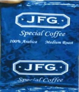 JFG 100 Arabica Coffee Special Blend, 1.75 Ounce - 72 per case.