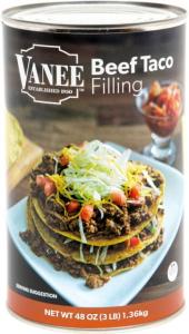 Ground Beef Taco Meat, 48 Ounce - 6 Case