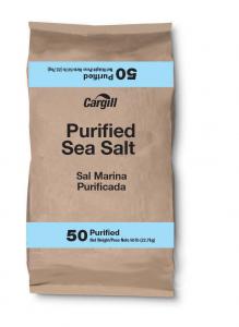 Cargill Alberger Purified Sea Salt Untreated 50lbs (PACK OF 1)