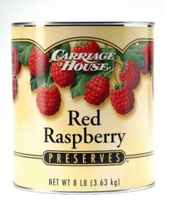 Carriage House Red Raspberry Preserves -- 6 per case.
