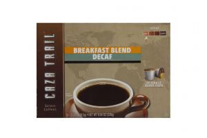 Caza Trail Coffee, Decaf Breakfast Blend, 24 Single Serve Cups