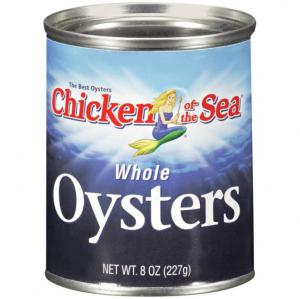 Chicken Of The Sea Whole Oyster, 8 Ounce -12 cans