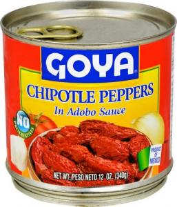 Goya Pepper Chiles Chipotle in Adobo Sauce, 12 Ounce -- 12 per case.