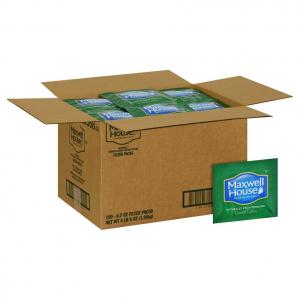 100 PACKS : Maxwell House Decaf Ground Coffee, 0.7-Ounce Filter