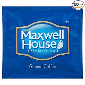 Maxwell House Ground Coffee (0.7oz Bags, Pack of 100)