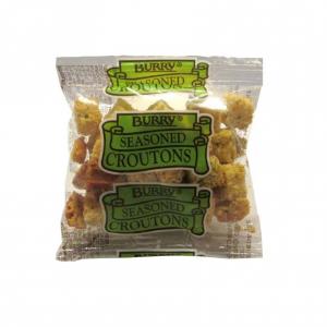 Burry Foods Croutons Seasoned Portion Pack, No Added Sugar (0.25 OZ, 250 Count)