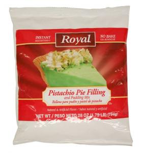 Royal Clabber Instant Pistachio Pudding & Pie Filling Mix (28 OZ, 12 Packs)