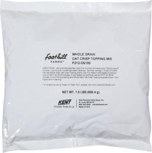 Foothill Farms Whole Grain Oat Crisp Topping Mix, 1.5 Pound - 6 per case