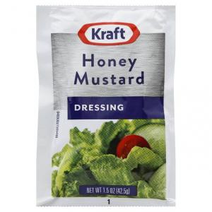 Kraft Portion Control Honey Mustard Dressing, 1.5 Ounce -- 60 pe